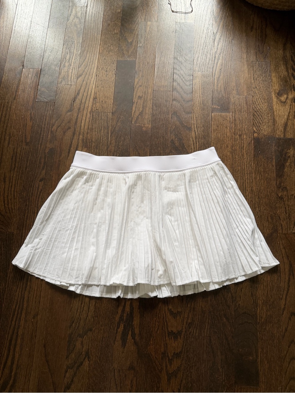 lululemon White Pleated Skirt
